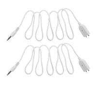 FUOYLOO Lot de 2 détecteurs de fuites d'eau | Alarme de débordement d'eau pour sous-Sol | Système de Surveillance des fuites domestiques avec sonde Haute sensibilité