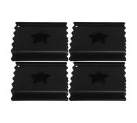 FUOYLOO Lot de 4 clips de fixation pour pare-soleil de voiture : support universel en métal pour pare-soleil - clip porte-désodorisant - accessoire pour tableau d'affichage avec -, tickets et