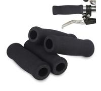 FUOYLOO Lot de 4 Housses de pour Guidon de Vélo Noir en, Confortables Faible Absorption d'eau, Adaptées pour Guidon de 22 Mm de Diamètre et 110 Mm de Longueur