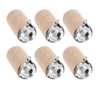 FUOYLOO Lot de 6 Douilles de Lampe E12 en Céramique Isolant en Papier, Design Multifonctionnel et Sécurité Renforcée, pour Lampe Plafond Salon ou Chambre