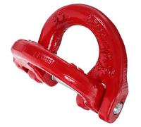 FUOYLOO Maillon d'Accouplement en Acier Allié 32 T Connecteur Chaîne Levage Double Anneau pour Élingue de Levage Remorquage et Sécurité Bateau Maillon de Connexion Robuste Industriel