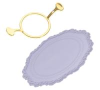 FUOYLOO Moule à Sceau de Cire en Métal Unique 2 Pièces Tapis en Silicone Solide pour Invitations de Fête et Emballage Réutilisable Plusieurs styles