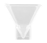 FUOYLOO Moule Silicone Pyramidal Réutilisable Blanc pour Coulée de Résine, Décor Pyramidal Artisanal pour Décoration de Bureau ou Maison