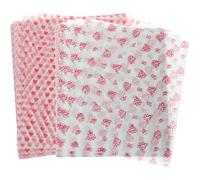 FUOYLOO Papier Alimentaire en Papier Ciré Résistant à L'huile 100 Feuilles pour Emballage de Desserts et Cookies Fêtes