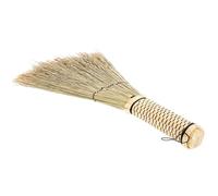 FUOYLOO Petit balai à paille de 26 cm pour tapis et canapé - Petit balai pour poussière et miettes - Convient pour la maison et les espaces de travail