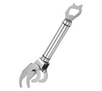 FUOYLOO Pince Cuisine Anti-brûlure en Acier Inoxydable Multifonctionnelle Ouvre-bocal Facile pour Plat Chaud, Outil Pratique Cuisine et Service