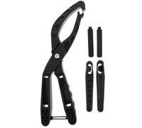 FUOYLOO Pince Démonte-Pneu Vélo Compacte Multifonction pour Réparation Pneus Route et VTT, Outil Portable en Acier Solide pour Installation Chaîne et Changement Pneu, Trousse Pratique