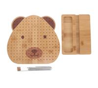 FUOYLOO Planche de Blocage avec Épingles en Bois Robuste Accessoire Pratique Fait pour et Tricot pour de Tricot à Domicile