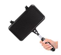 FUOYLOO Plaque de Facile à Utiliser pour Sandwichs Maison en Aluminium Revêtement Antiadhésif, Ustensile Cuisine pour Gaufres et Desserts à Domicile