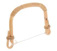 FUOYLOO Poignées de Théière en Bois Naturel Poignée Interchangeable en Fer Crochet en Rotin Accessoires pour Bouilloire de 11 à 13 CM