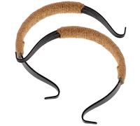 FUOYLOO Poignées Ergonomiques de Théière et Bouilloire en Corde de Chanvre et Fer Lot de 2 pour Usage Domestique Résistant la Chaleur