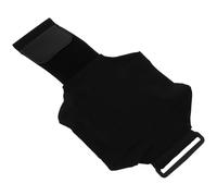 FUOYLOO Sacoche de Téléphone Portable à Jambe en Nylon Bande Élastique Ajustable, Facile à Nettoyer, Course Fitness, Noir, Design Simple