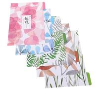 FUOYLOO Séparateurs de Page à Motifs Floraux pour Classeur à 6 Trous, Papier Couché, 2 Livres 5 Intercalaires Chacun, pour Rapports et Recherches