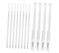 FUOYLOO Stylo à Tatouer Imperméable Blanc 12 Pcs pour Maquillage Professionnel, Marqueur Chirurgical Précis, Fournitures de Positionnement Sourcils Adaptées Salon Beauté