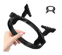 FUOYLOO Support Accessoire Pot Noir pour Lisse et Design Spécial, Support Brûleur de Cuisinière à Gaz de Cuisine Pratique pour Cafetière et Pot à Lait