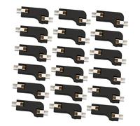 FUOYLOO Support de Circuit Imprimé Noir pour Clavier Mécanique 20 Pièces de Prises Sip Hot-swappable en Abs, Échange Rapide et Professionnel pour Modification Clavier