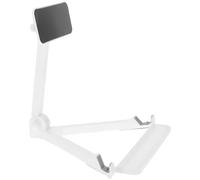FUOYLOO Support Magnétique Support Portable Compact en Plastique pour Tableau Blanc 60 X 40 Cm et Moins, Chevalet de Bureau Blanc, Angle Réglable pour Réunions, Enseignement