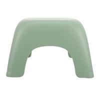 FUOYLOO Tabouret Marchepied en Plastique Vert Antidérapant pour Garçon et Filles, Léger et Robuste, Adapté Salle de Bain et Usage Ménager, Petit Modèle Sécurisé