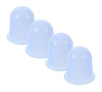 FUOYLOO Ventouses de Massage en Silicone Lot de 4 Portables Faciles à Utiliser pour Débutants à Domicile et au Bureau