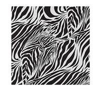 Fupeiwen Film de Vinyle Imperméable de PVC de Papier Peint Auto-adhésif, Autocollants Muraux de Modèle de Zèbre Animal Amovible, pour Rénover Les Meubles de Murs de Tiroir D'armoires (40CMX2.5M),A