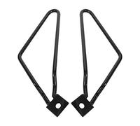 Fupi Support de Montage de sacoches de Selle, Support de Montage de sacoches durables pour Moto pour autocycle(Le Noir)