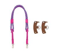 FUPOHUA Bandoulière de Sac à Main en chaîne pour Longchamp Mini Sac à bandoulière tressée en Corde perforée 78 cm Bandoulière en chaîne pour Sac à Main