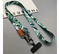 FUPOHUA Cordon Universel tissé pour téléphone Portable, imprimé rétro Tendance, pour l'extérieur, bandoulière, Cou, Portable, Anti-Perte, Longue chaîne réglable