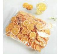 FUPOHUA Fruits séchés pressés Orange séchée Pamplemousse Tranche de Citron pour la décoration de Mariage à la Maison Mélange de Fleurs Savon Bougie Artisanat Fabrication