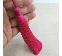 FUPOHUA Glands en Polyester 12cm avec Anneau Suspendu, Couture en Soie, Garniture de Pompon, clés décoratives pour Pendentif, décoration de Maison