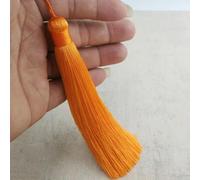 FUPOHUA Glands en Polyester 12cm avec Anneau Suspendu, Couture en Soie, Garniture de Pompon, clés décoratives pour Pendentif, décoration de Maison