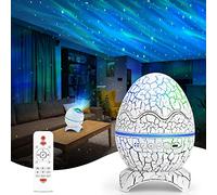 Fuqiduo Projecteur de ciel étoilé LED, projecteur de planétarium galactique avec télécommande, aurore lumineuse nocturne avec Haut - parleur Bluetooth, effet aurore, bruit blanc et étoiles