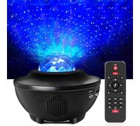 Fuqiduo - Projecteur LED ciel étoilé, Galaxy Projecteur avec télécommande, projecteur de lumière étoilée avec haut-parleur Bluetooth, étoiles, vagues d'eau pour enfants et adultes, cadeaux