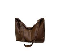 Fuqiha Leisure Tote Bag for Women Shoulder Bags Fashionable Crossbody(Brown)
