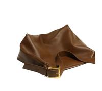 Fuqiha PU Leather Boston Handbag For Women Casual Large Capacity Shoulder Crossbody Bags Shopper Totes(Coffee)