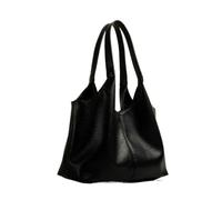 Fuqiha Texture Tote Bag, Commuting, Bag for Women Versatile Casual Shoulder Bag(Black)