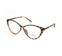 FUQINQINGOZ Lunettes de Lecture HD Anti-Fatigue oculaire, Yeux de Chat, lecteurs d'ordinateur, Anti-lumière Bleue, Miroir à lumière Plate for Femmes (Color : Hawksbill, Size : +300)