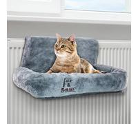 Fur & Bone Panier pour Chat à Suspendre sur Radiateur - Lit Chauffant en Polaire Douce avec Housse Amovible - Panier Moelleux et Confortable pour Chats et Chatons d’Intérieur, Idéal pour Dormir