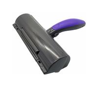 Fur Daddy Sweeper Brush - Brosse anti poils animaux - Ramasse poils chat / chien - Violet et Gris - Pour Canapé/Vêtements/Voiture