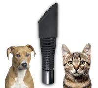 Fur-EEL Embout Aspirateur Poils Animaux | Brosse Universelle 32-38 mm avec Adaptateur | Atteint Les Coins Difficiles | Élimine Les Poils de Chien & Chat, Poussière, Peluches | pour Maison & Voiture