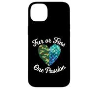 Fur Or Fins One Passion Animal Lover propriétaire d'animal Coque pour iPhone 14 Plus