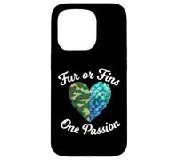Fur Or Fins One Passion Animal Lover propriétaire d'animal Coque pour iPhone 15 Pro
