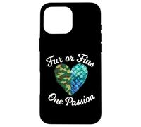 Fur Or Fins One Passion Animal Lover propriétaire d'animal Coque pour iPhone 16 Pro Max