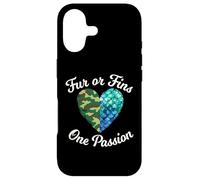 Fur Or Fins One Passion Animal Lover propriétaire d'animal Coque pour iPhone 17