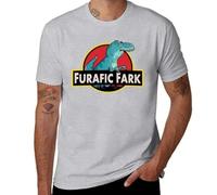FURAFIC FARK 2 T-Shirt Kawaii Clothes Aesthetic Clothes Mens Grey S