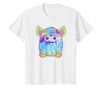Furby Classic Toy Tie Dye Pattern Vintage Smiling Portrait T-Shirt