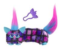 Furby DJ Furblets Dis-Co-Dazz, Jouet en Peluche, Peluche Interactive et Musicale, Jouet en Peluche pour Enfants dès 3 Ans - Mini Furby Extensible avec Sons et Phrases
