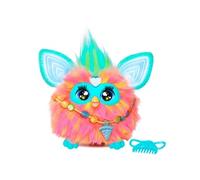 Hasbro Jouet interactif Furby Corail – Commande vocale, 15 accessoires – Italienne