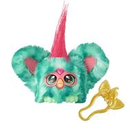 Furby Furblets Mello-Nee - Peluche Intéractive - 45+ Musiques d'Été, Sons et Phrases en Furbish - Idée Cadeau pour Enfants dès 6 Ans - Peluche Musicale avec Fourrure Rouge et Verte Pastèque