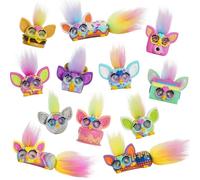 Furby Minis, Pack de 12 Figurines, série 1, Figurines de Collection Furby Mini NOO-Lahs de 2,5 cm, Mini Pelcuhes Animés pour Enfants, Jouet Dès 5 Ans