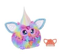 Furby Tie Dye, 15 accessoires de mode, jouets interactifs en peluche pour filles et garçons de 6 ans, animatronique à activation vocale